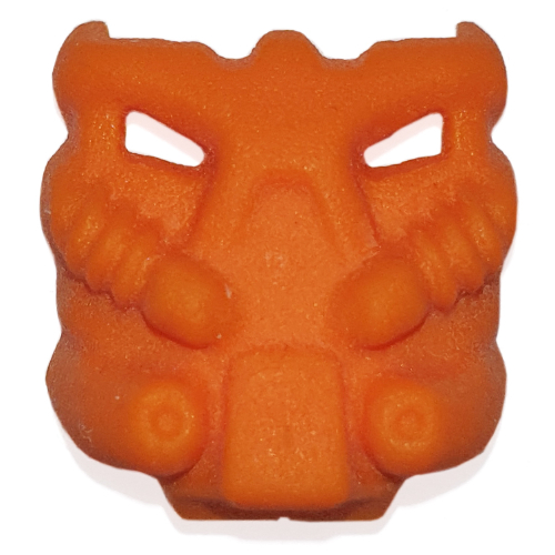 Large Figure Mask Krana Bo Orange