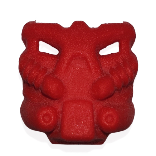 Large Figure Mask Krana Bo Red