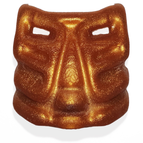 Large Figure Mask Krana Ja Reddish Gold