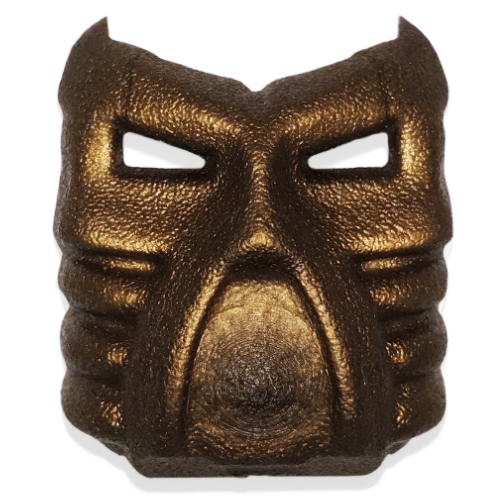 Large Figure Mask Krana Ca Flat Dark Gold