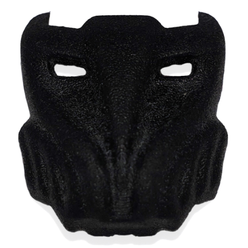 Large Figure Mask Krana Za in Black