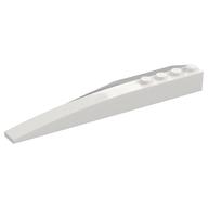 Brick Wedged, Curved 12 × 3 Right White