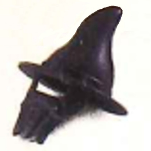 Duplo Hat, Pointed with Beard Schwarz