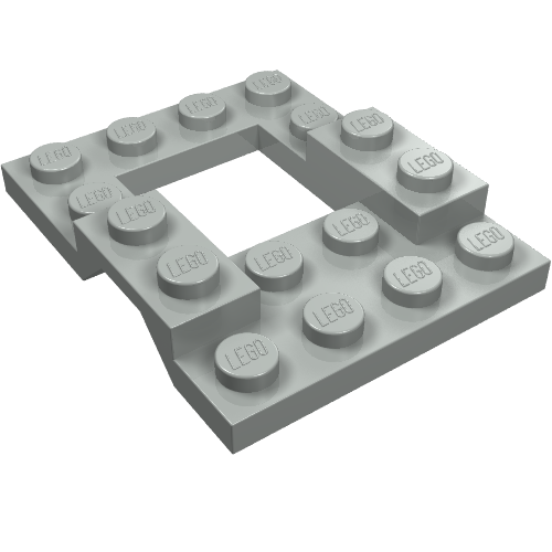 Vehicle Base 4 × 5 with Wheel Arches, 2 × 2 Opening Hellgrau