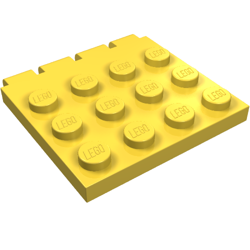 Hinge Vehicle Roof 4 × 4 Yellow