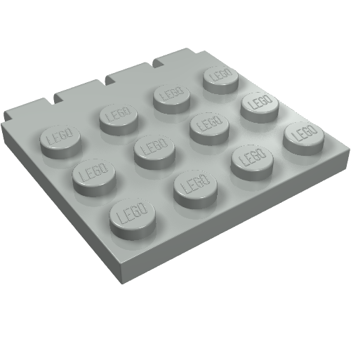 Hinge Vehicle Roof 4 × 4 Hellgrau