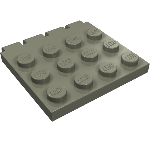Hinge Vehicle Roof 4 × 4 Dunkelgrau