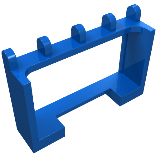 Hinge Vehicle Roof Holder 1 × 4 × 2 Blau