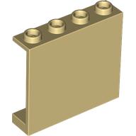 Paneel 1 × 4 × 3 [Hohlnoppen] Beige