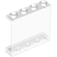 Paneel 1 × 4 × 3 [Hohlnoppen] Transparent