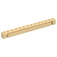 Brick Special 1 × 14 Grooved Tan