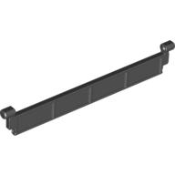 Garage Roller Door Section without Handle Schwarz