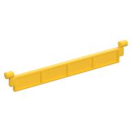 Garage Roller Door Section without Handle Yellow