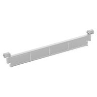 Garage Roller Door Section without Handle Transparent