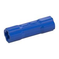 Technic Driving Ring Connector Smooth [2 rounded and 2 flat side walls] Blue