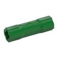 Technic Driving Ring Connector Smooth [2 rounded and 2 flat side walls] Green