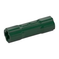 Technic Driving Ring Connector Smooth [2 rounded and 2 flat side walls] Dunkelgrün