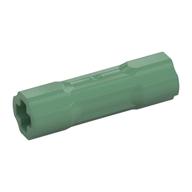 Technic Driving Ring Connector Smooth [2 rounded and 2 flat side walls] Sand Green