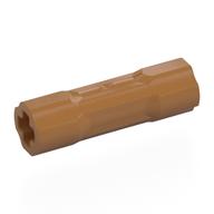 Technic Driving Ring Connector Smooth [2 rounded and 2 flat side walls] Mittelnougat