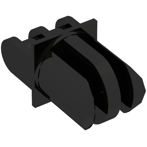 Arm Grab Jaw Holder, 3 Fingers Schwarz