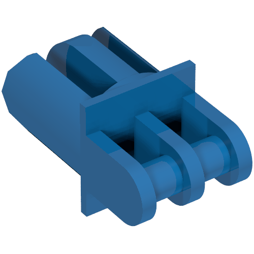 Arm Grab Jaw Holder, 3 Fingers Blau