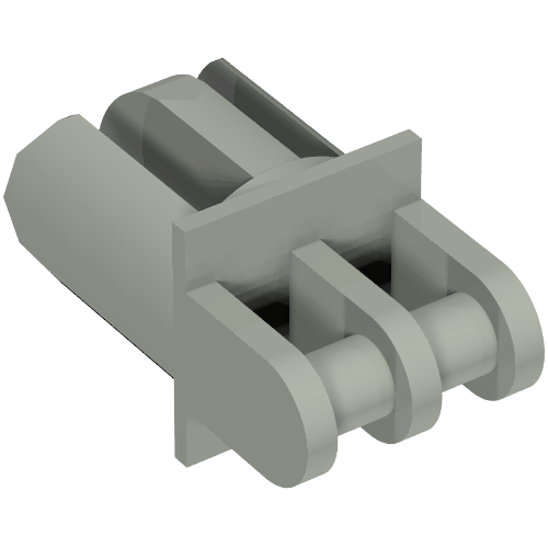 Arm Grab Jaw Holder, 3 Fingers Hellgrau