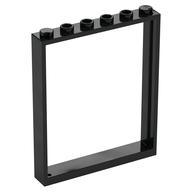 Door Frame 1 × 6 × 6 Black