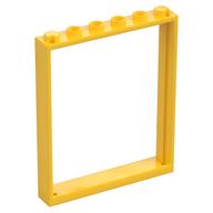 Tür Rahmen 1 × 6 × 6 Gelb