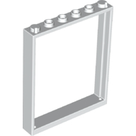 Door Frame 1 × 6 × 6 White