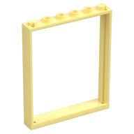 Door Frame 1 × 6 × 6 Bright Light Yellow
