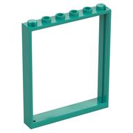 Door Frame 1 × 6 × 6 Dark Turquoise