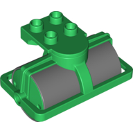 Duplo Steamroller Base Front Roller (Roley) Green