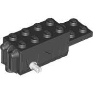 Motor Pullback 2 × 6 × 1 2/3 Type 2 [Fast] Black Base, White Axle Schwarz
