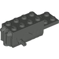 Motor Pullback 2 × 6 × 1 2/3 Type 2 [Fast] Black Base, White Axle