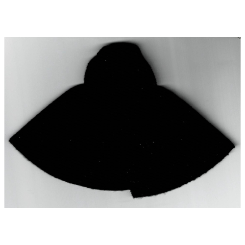 Duplo Cape with Hood Black