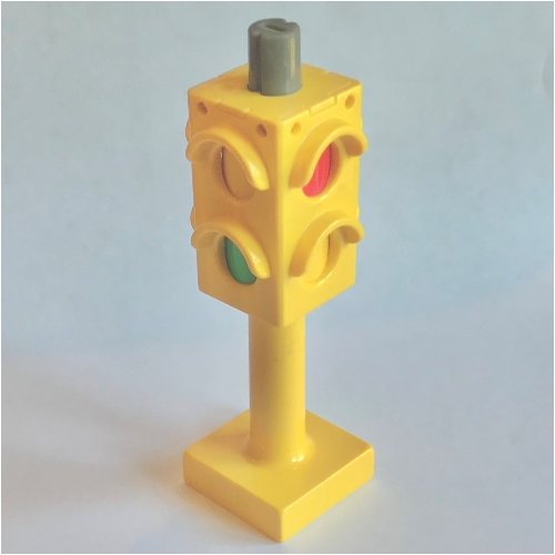 Duplo Road Traffic Lights with Changeable Lights Gelb