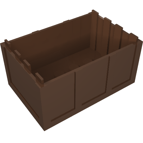 Trunk / Chest Bottom 4 × 6 × 2 1/3 Brown
