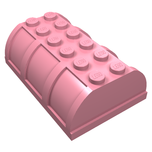 Trunk / Chest Lid 4 × 6 × 1 2/3 Pink