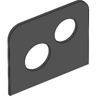 Soccer Target 10 × 9 with Two Holes Schwarz