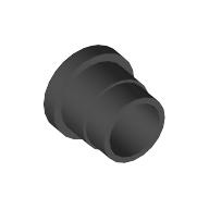 Technic Hub / Handle 1 × 1 Black