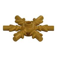 Snowflake / Star 4 × 4 Pearl Gold
