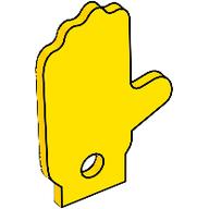 Sports Glove / Mitt Soccer Goalie, Large Yellow
