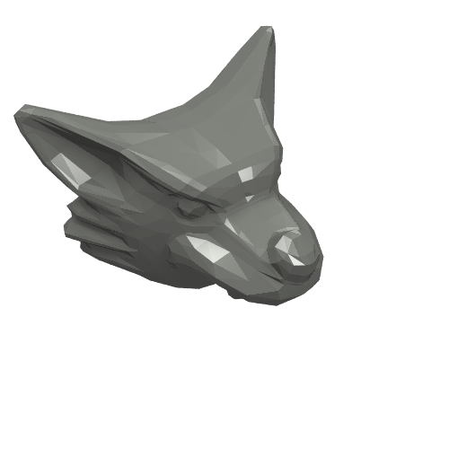 Mask, Werewolf Dark Bluish Gray