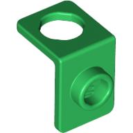 Minifig Neckwear Bracket [One Stud] Green