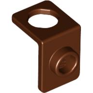 Minifig Neckwear Bracket [One Stud] Rotbraun