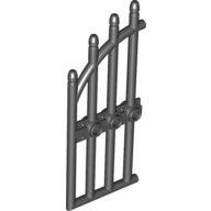 Gate 1 × 4 × 9 Arched with Bars and Three Studs