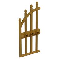 Gate 1 × 4 × 9 Arched with Bars and Three Studs Perlgold