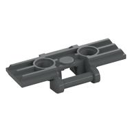 Technic Link Tread Wide with Two Pin Holes, Soft Plastic Dunkelblaugrau