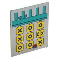 Glass for Frame 1 × 6 × 6 Tic Tac Toe Playground Equipment, Ladybird, Dog print Transparent