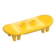 Sports Skateboard with Trolley Wheel Holders Yellow